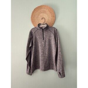 Columbia Sweatshirt Mens S Small - Grey Great Hart Mountain III Half Zip